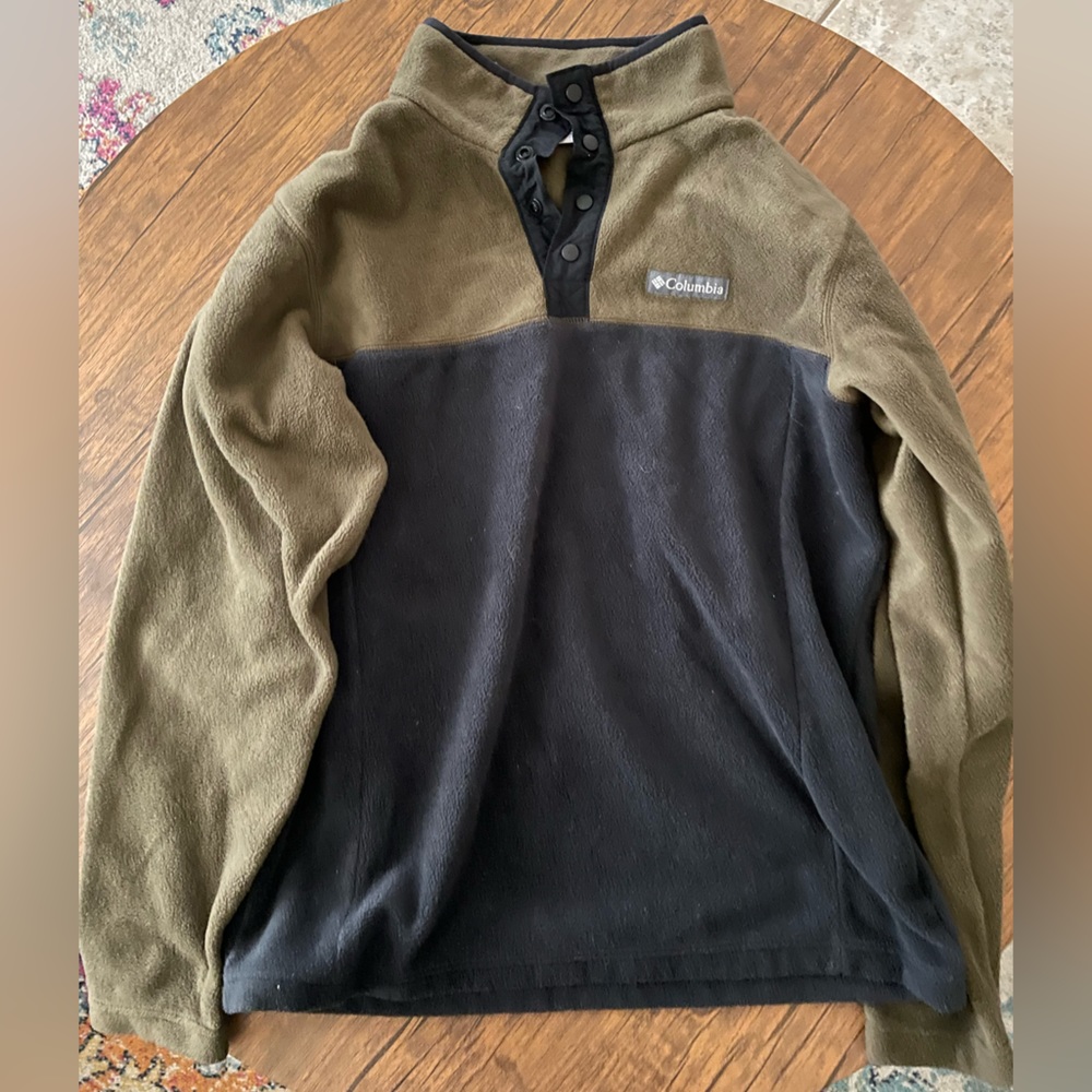 Fleece Columbia Quarter button jacket